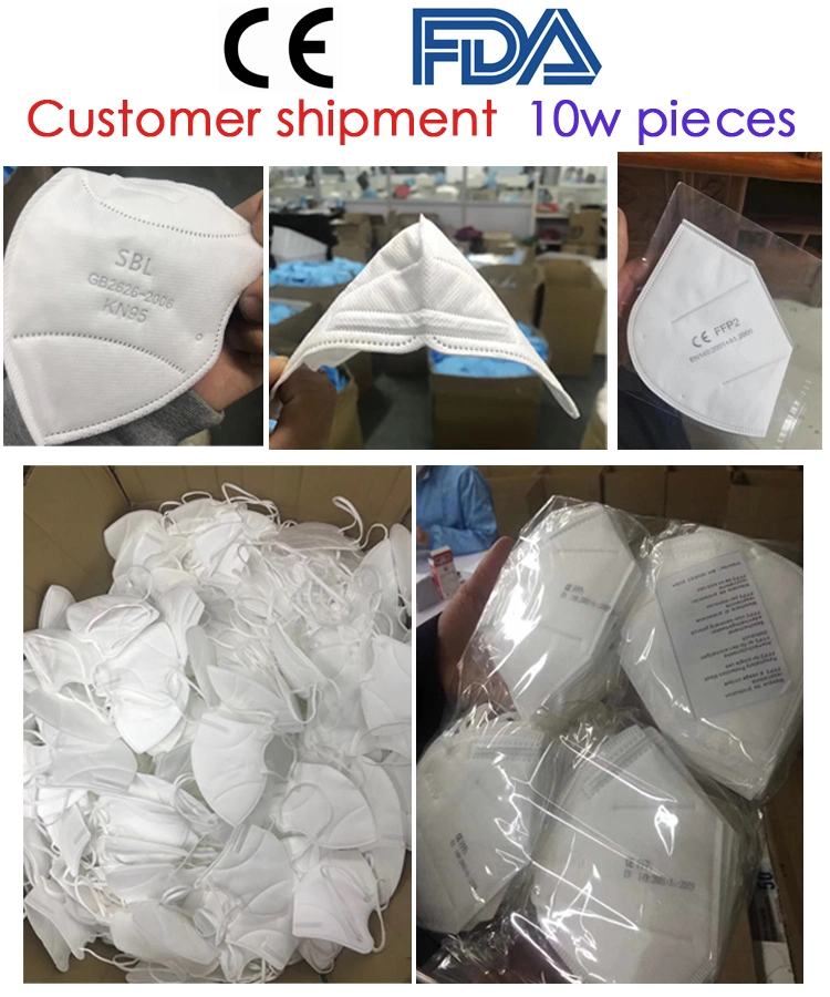 Ready to Ship in Stock Fast Dispatch Ffp2-N95 Anti Virus Disposable Face Mask N95 Kn95