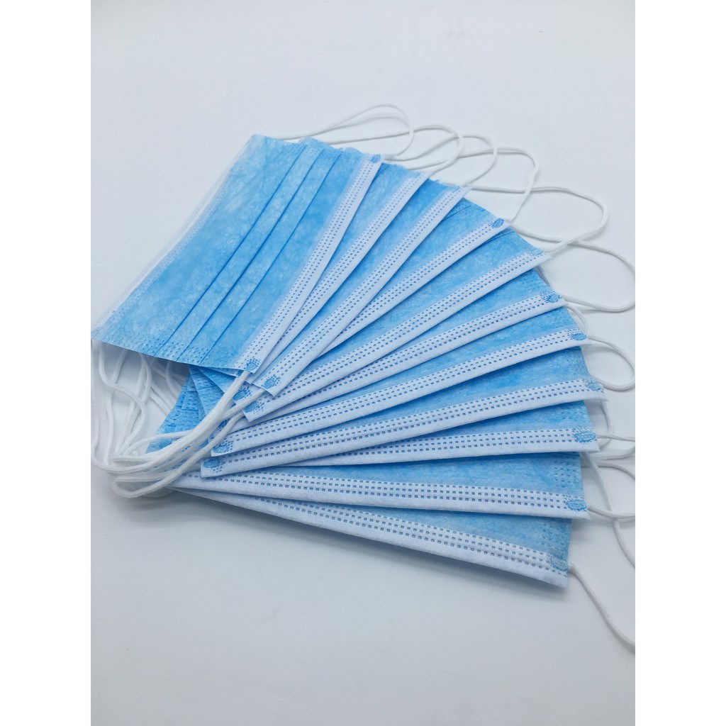 Non Woven 3ply Respirator Mask Face Mouth Disposable Mask Factory in Stock Ready to Ship