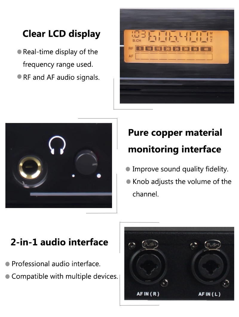 Fp10000q Power Mixer Amplifier System Sr2050 Wireless in Ear Monitor Audio System for Stage