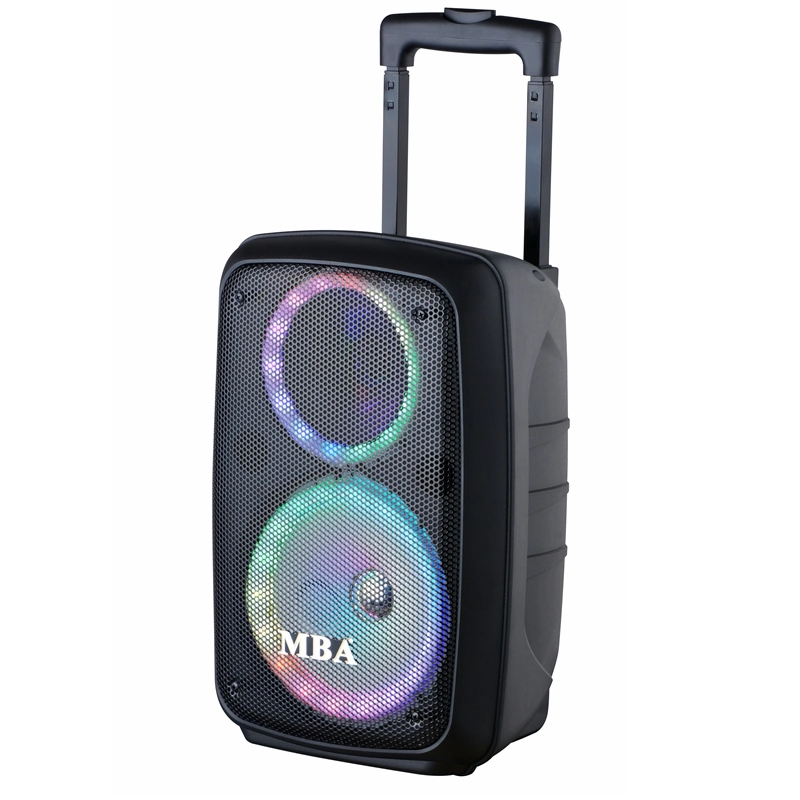 New Professional Mobile Wireless Home Theater Karaoke Party Portable Bluetooth Party PRO Audio Active Trolley Speaker