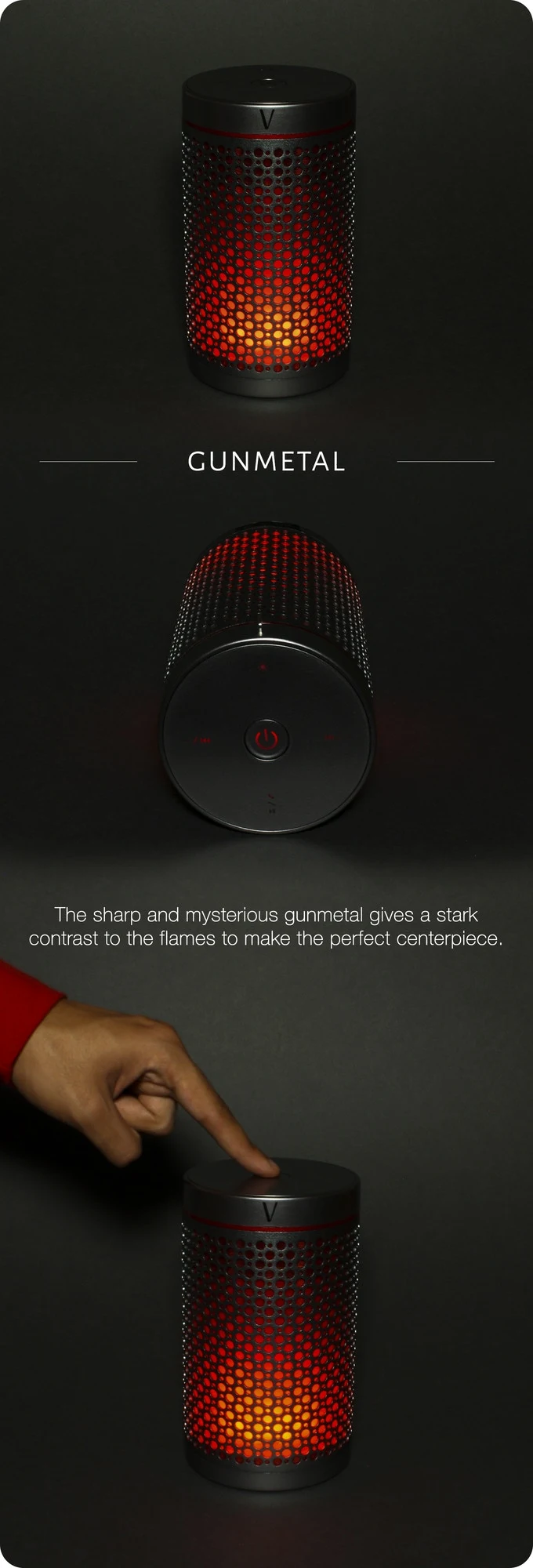 Hi-Fi Level Sound Flame Show Portable Speaker System Bluetooth Active Speaker