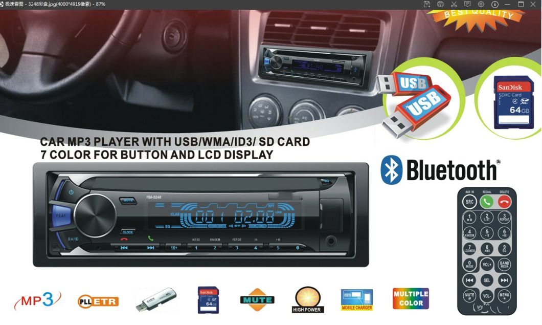 Car Audio Installation Car Radio MP3 Fixed Panel One DIN Player