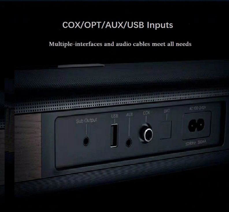 Bluetooth Soundbar Prefessional Sound System/ TV Speaker for Wireless Home Theater System