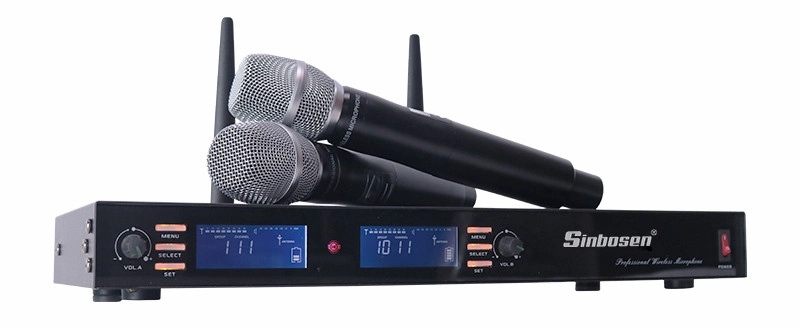 Sinbosen Professional Ulxd4d Wireless Microphone UHF Professional Sound System with Microphone