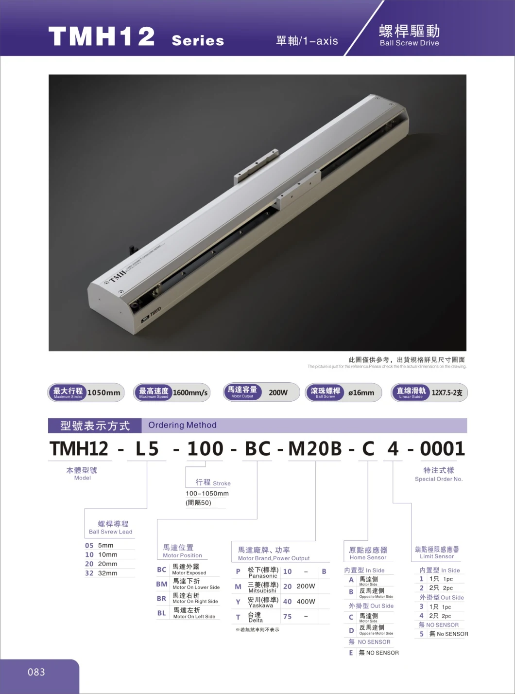 Electrical Cylinder Linear Rail Linear Guide Linear Module Robot Linear Actuators