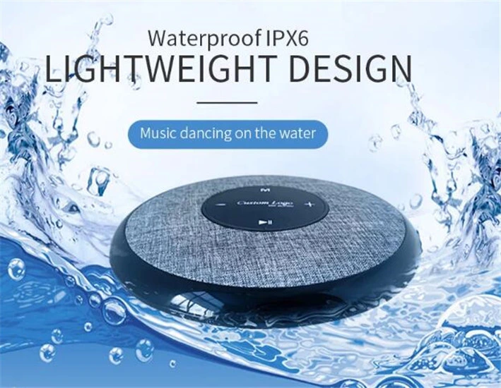 Bluetooth Speaker Ipx6 Waterproof Mini Wireless Speaker Bass Speaker LED Logo