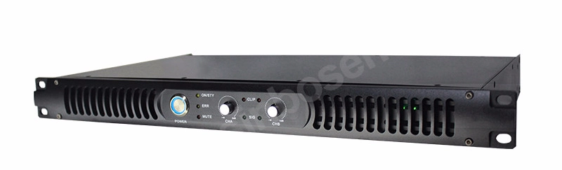 Stable Operation in 2 Ohm Digital Stereo Echo Mixing Amplifier H-1700 Professional 1u Amplifier