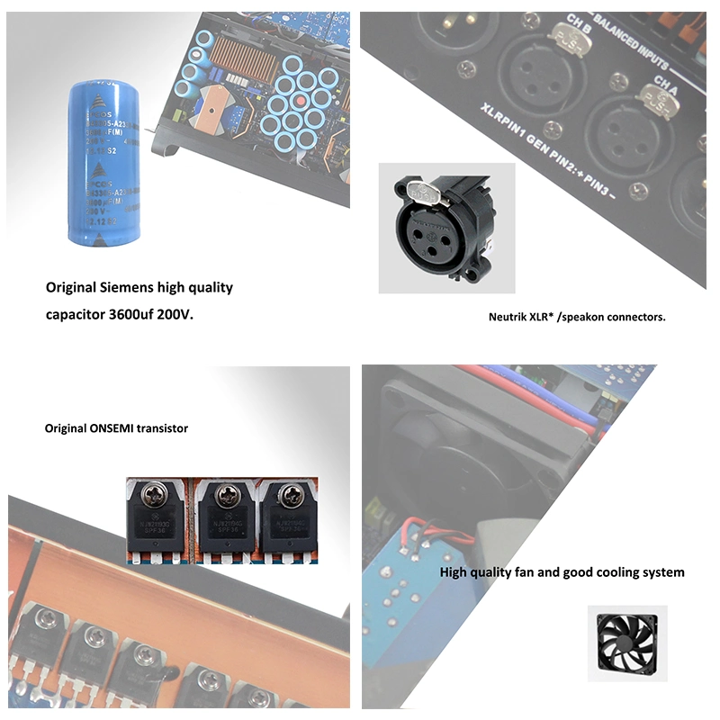 Professional Amplifier DSP Module DSP22000q High Power Amplifier 4 Channel DSP Amplifier