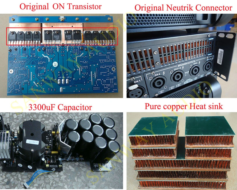 Fp10000q 10000W 4 Channel 2 Ohms Stable Professional Audio Amplifier, High Power Amplifier