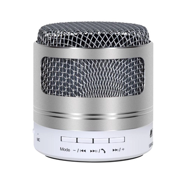 Portable Microphone Shape Super Bass Speaker Column Sound Bt Speaker Mini Speaker