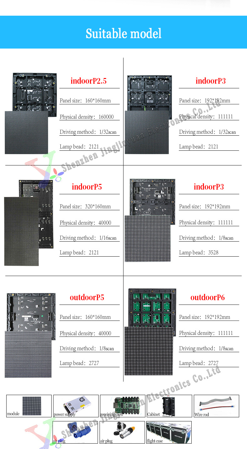 Indoor P6 Fixed Installation LED Display Community Media/Gas/Building Curtain Wall/Concert