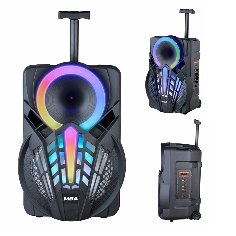 New Loud Home Theater Professional Wireless Karaoke Party Portable Bluetooth Party PRO Audio Active Trolley Speaker