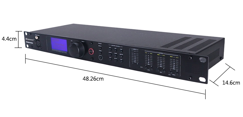 Professional Digital Processor Audio Dbx PA2 2 Input 6 Output Dbx PA2 Digital Audio Processor