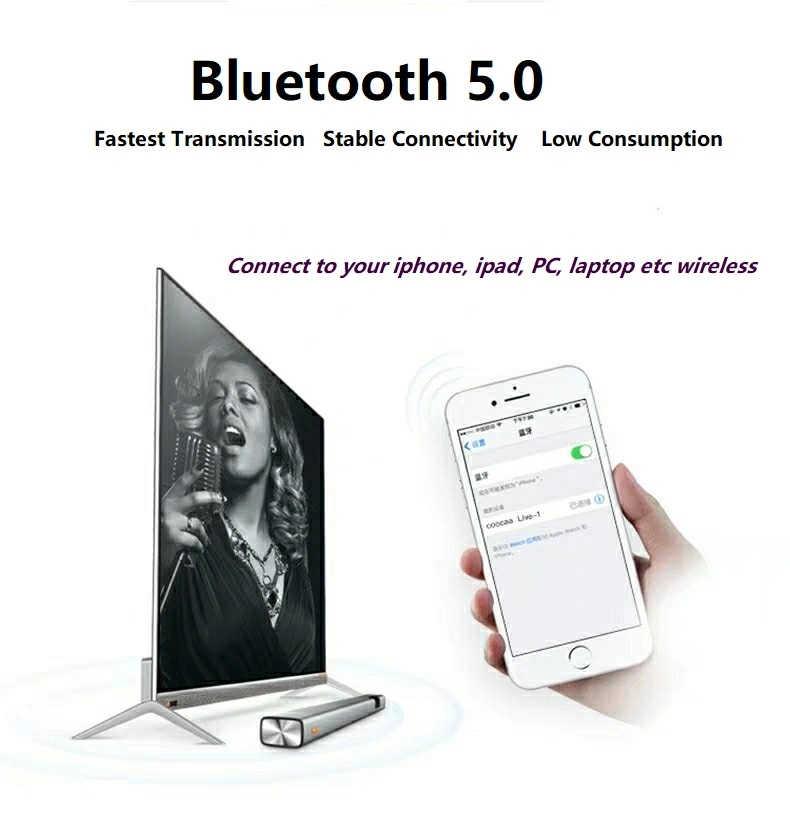 Bluetooth Soundbar Prefessional Sound System/ TV Speaker for Wireless Home Theater System