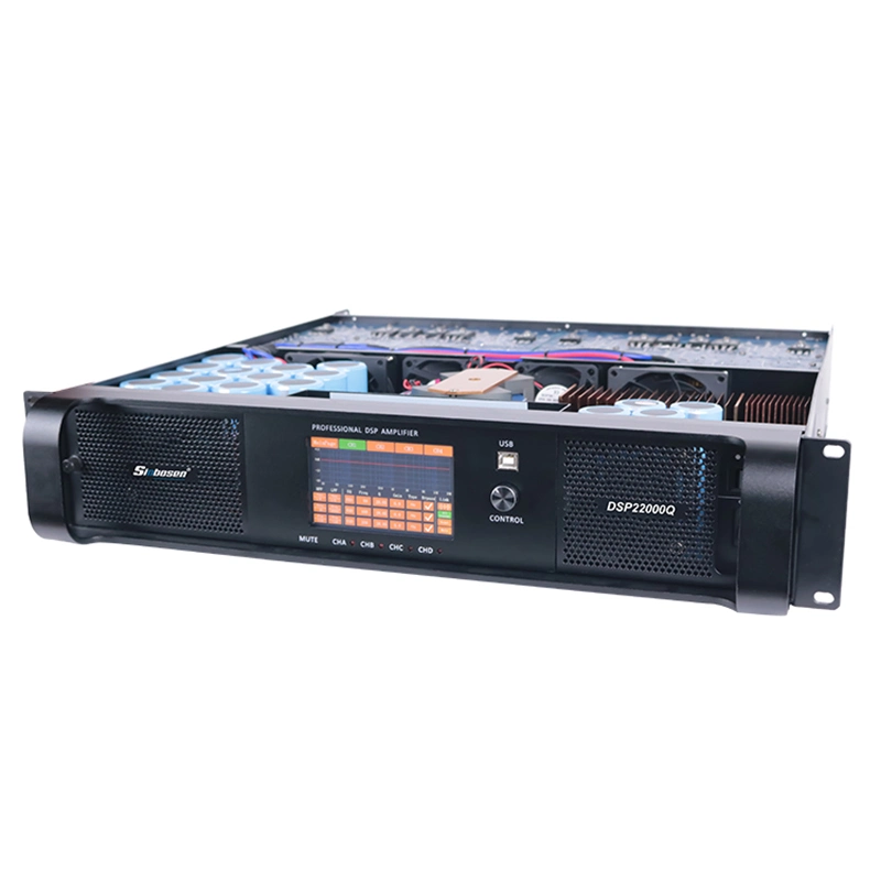 Sound Box Amplifier Professional Karaoke Amplifier 4 Channel DSP22000q DSP Amplifier