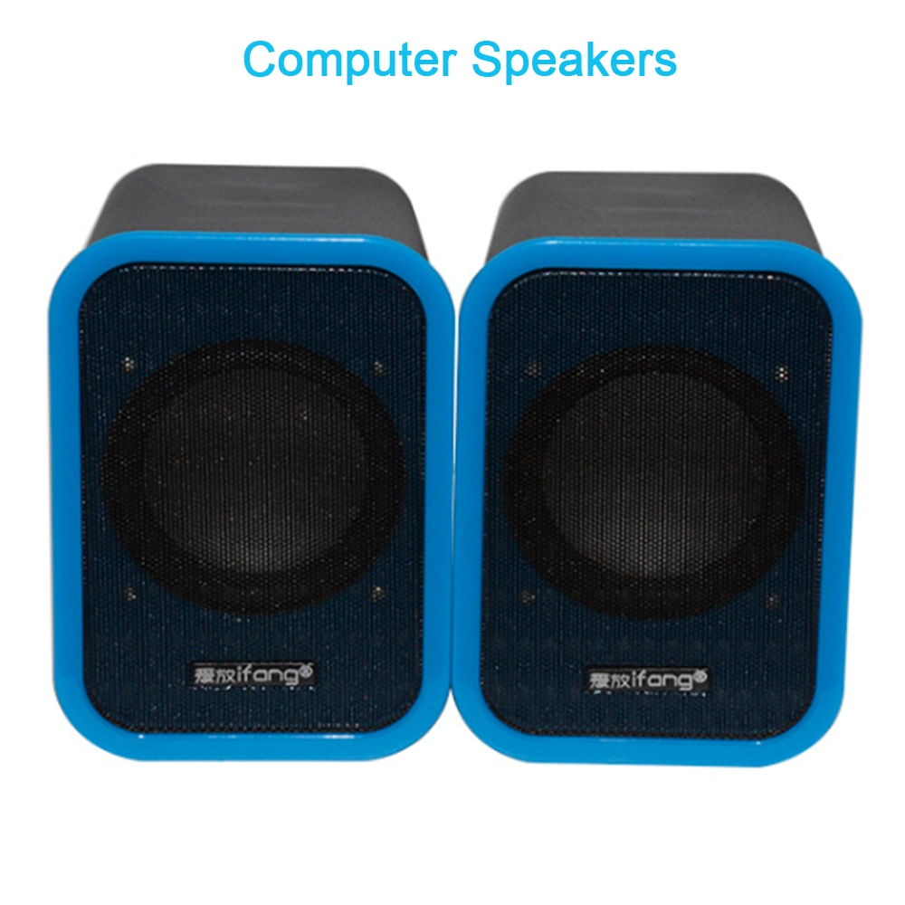 2021 New Audio Speaker PC Computer Home Theatre System 2.0 Speaker USB Wired Speaker