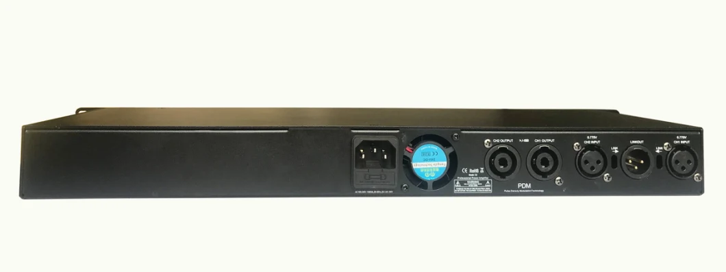 5600W 1u Class D Professional Power Amplifier Support 90-260V Voltage