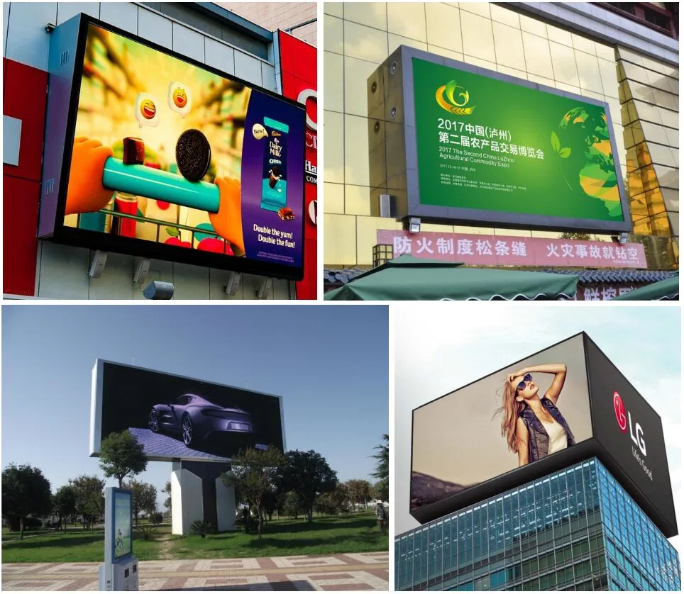 Back Maintenance Fixed Installation Full Color Outdoor LED Advertising Display