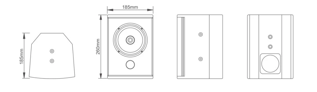 Professional Entertainment Coaxial Full Range Speaker