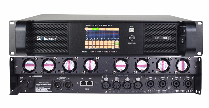 DJ Amplifier Price Professional Audio Power DSP20000q 4000 Watt 4 Channel DSP Amplifier