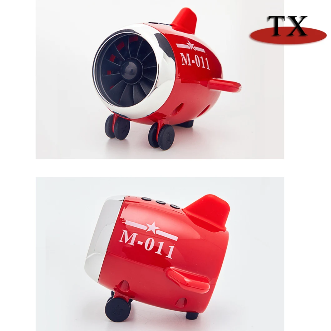 New Creative Mini Aircraft Bluetooth Audio Card Bluetooth Speaker Portable Tws Bluetooth Audio Speaker