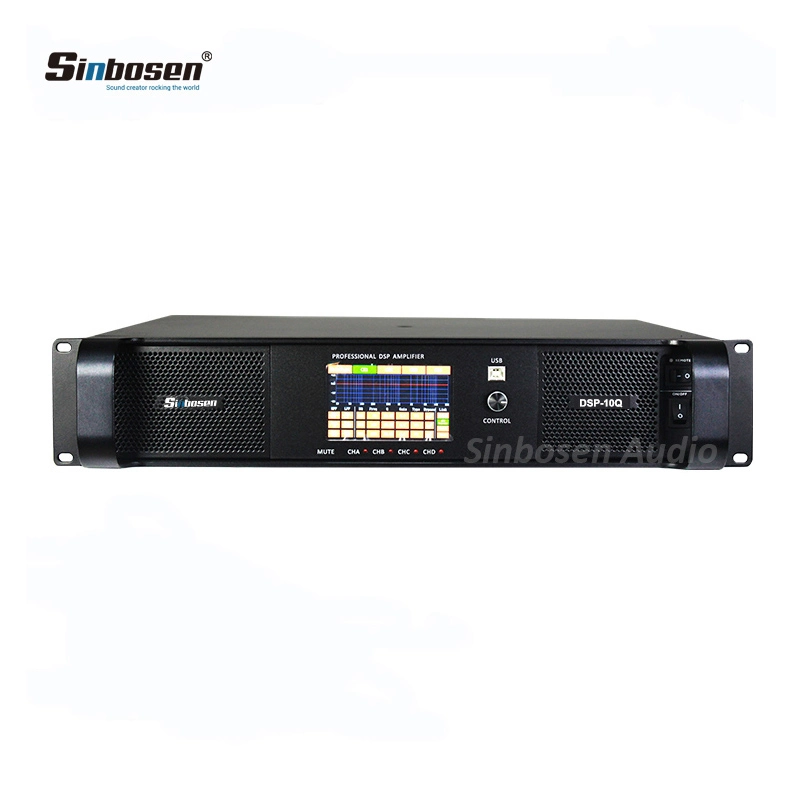 Sinbosen DJ Amplifier Price Power DSP10000q Professional Disco Stage Power Amplifier DSP