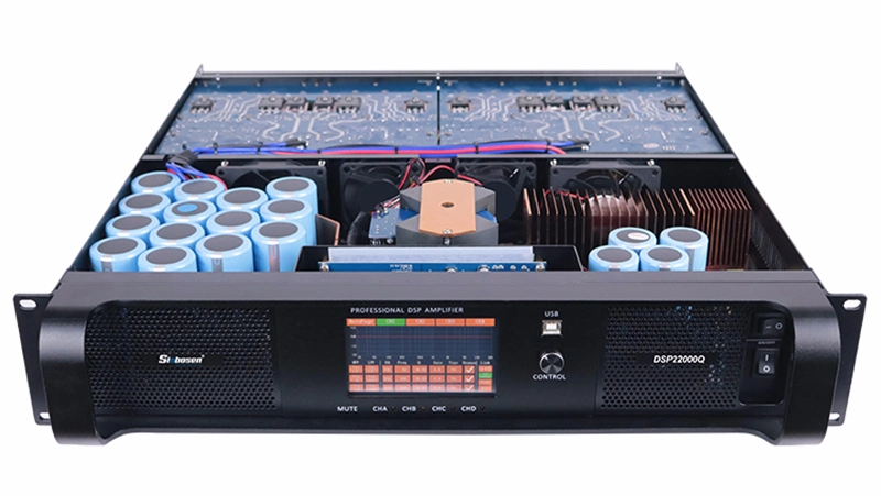 Digital DSP Amplifier DSP22000q Professional 4 Channel PRO Audio Power Amplifier DSP