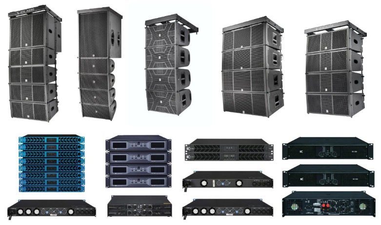 Line Array Speaker System for Churches Big Audio Sound System for Outdoor