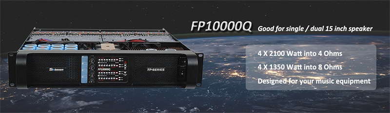 Amplifier Speaker DJ Fp10000q 2100wx4CH Power Amplifier with Skm9000 Wireless Microphone