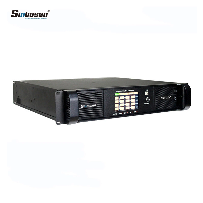 Sinbosen DJ Amplifier Price Power DSP10000q Professional Disco Stage Power Amplifier DSP