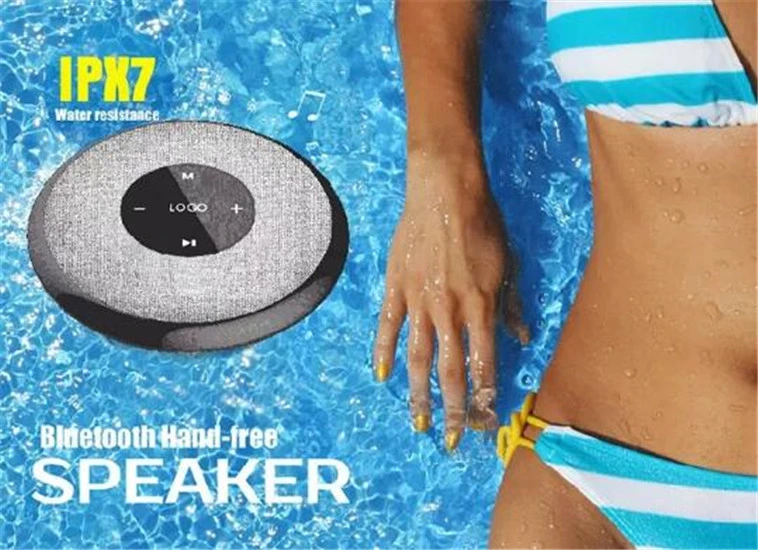 Bluetooth Speaker Ipx6 Waterproof Mini Wireless Speaker Bass Speaker LED Logo