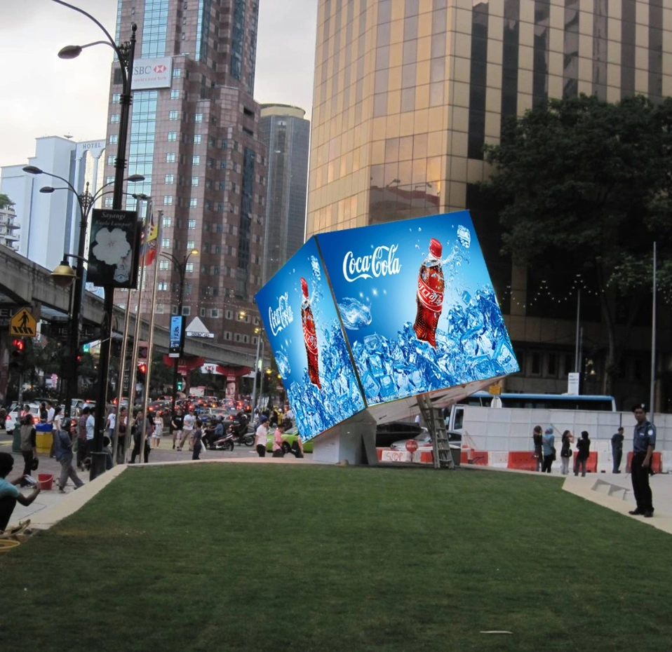 Outdoor P4 Fixed Installation Digital Advertising LED Display Screen