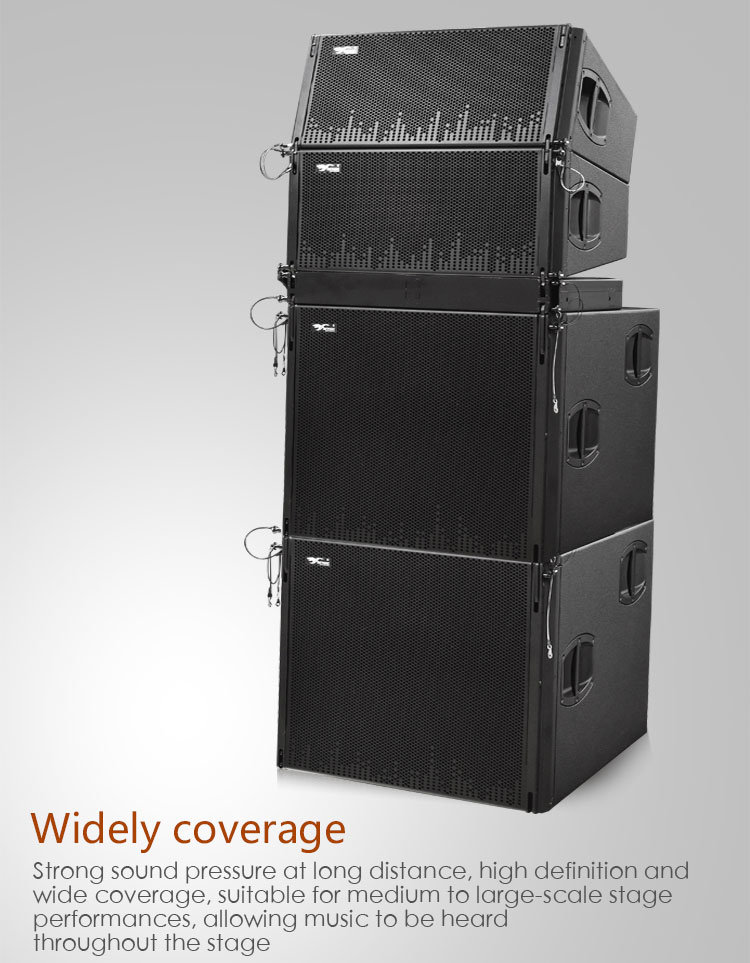 V8 Double 10 Inch Driver Line Array 3 Way Sound System Line Array Loudspeaker