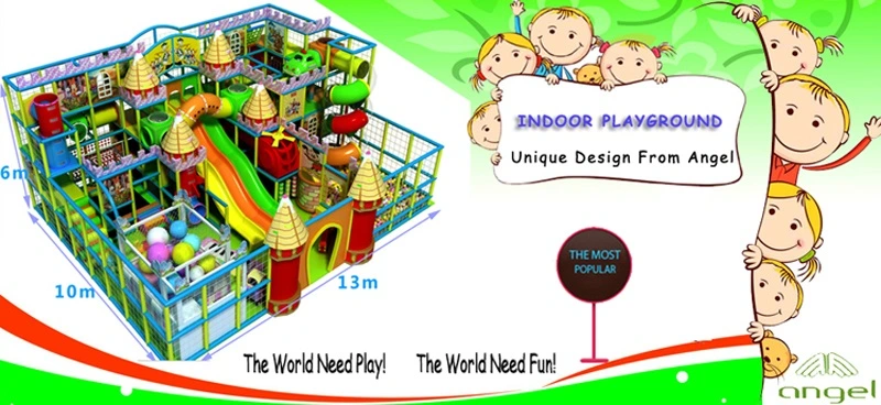 Unique Indoor Playset and Structures, Family Entertainment Center, Kids Soft Playground Equipment for Sale