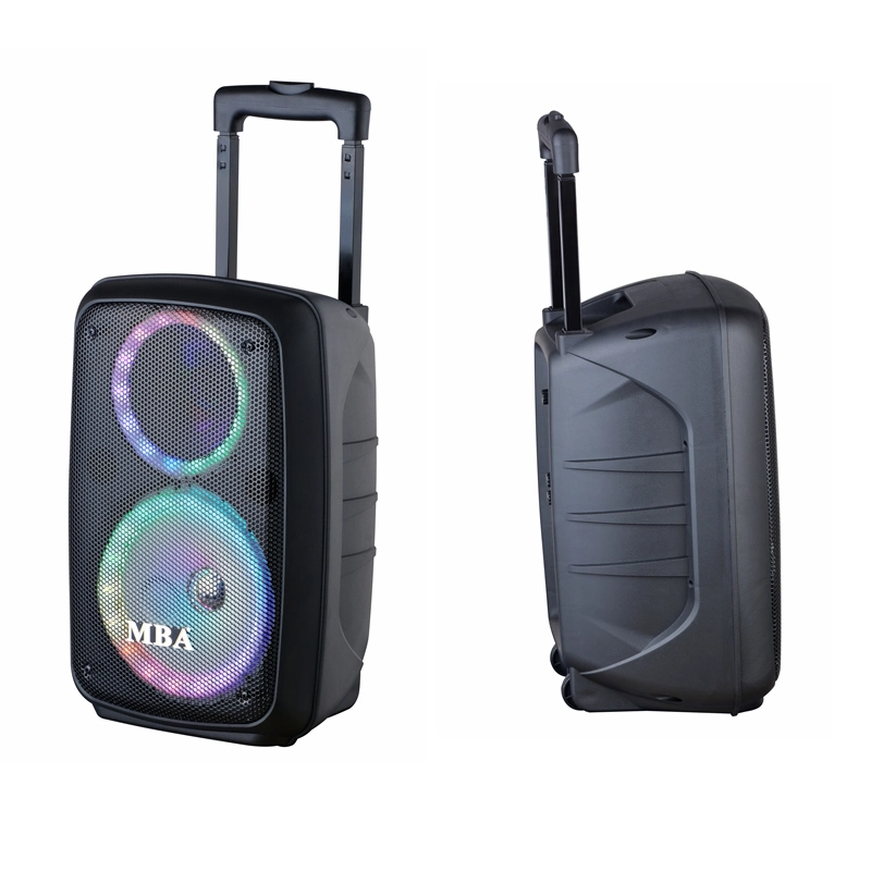 New Professional Mobile Wireless Home Theater Karaoke Party Portable Bluetooth Party PRO Audio Active Trolley Speaker