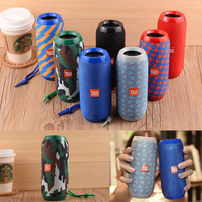 Waterproof Portable Bt Speaker Wireless Outdoor Speaker with Hand Rope Tg117