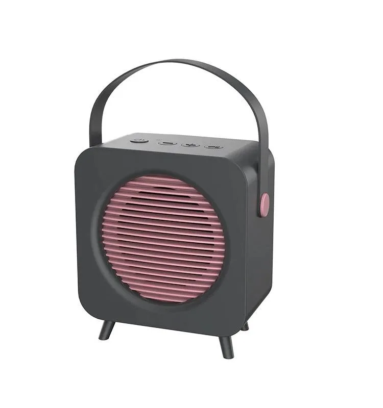 Bluetooth 5.0 Retro Outdoor Portable Speaker Wireless Stereo 3D Bass Surround Sound Loudspeaker