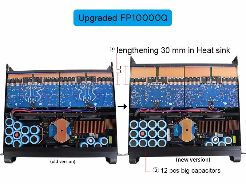 Professional Amplifier Fp10000q Sound Amplifier 4 Channel 2100 Watt Powerful Amplifier