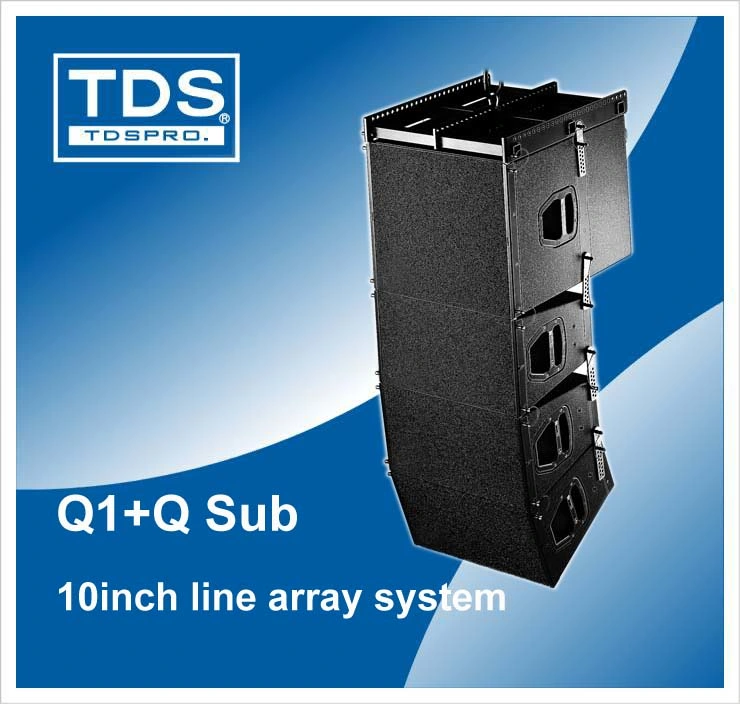 Q1+Q Sub Dual 10inch Line Array Speaker System for Live Music