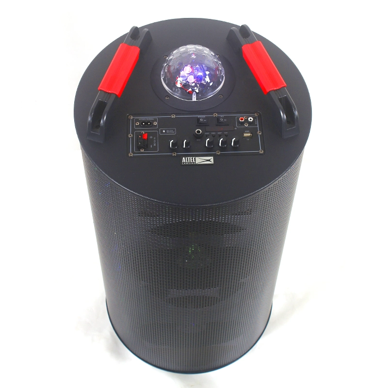 New Party Karaoke Bt Speakers Colorful LED Cylinder Super Bass