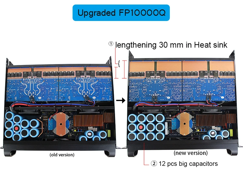 Strong Power Audio Amplifier Fp10000q Amplifier Speaker Systems Professional Audio Amplifier for 15 Inch Speaker