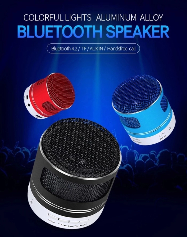 Portable Microphone Shape Super Bass Speaker Column Sound Bt Speaker Mini Speaker