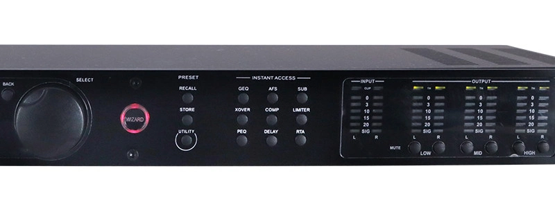 Professional Digital Processor Audio Dbx PA2 2 Input 6 Output Dbx PA2 Digital Audio Processor