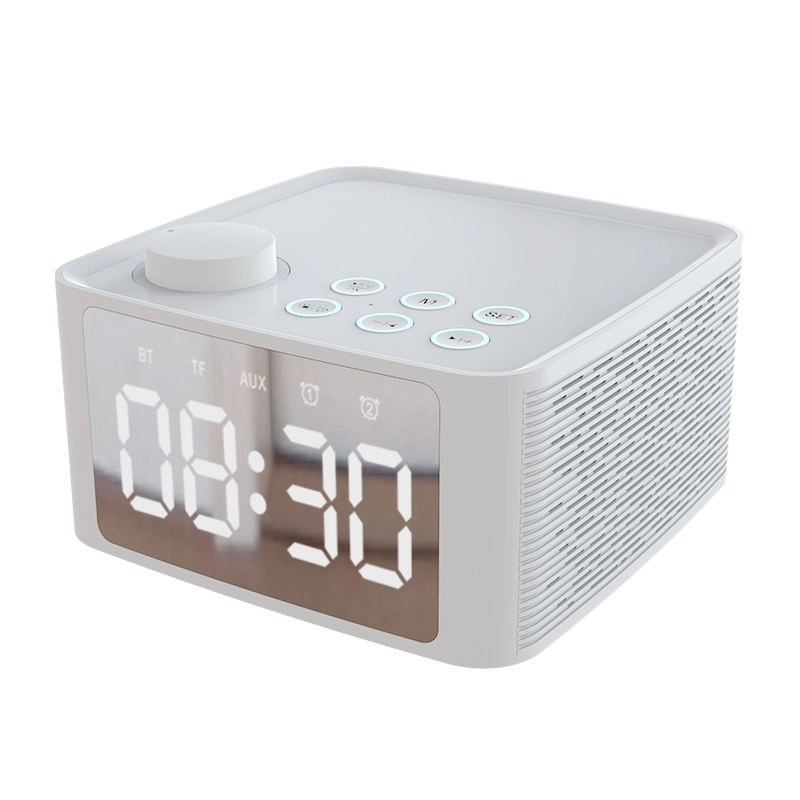 B1 Bluetooth Speaker Double Alarm Clock Radio Card Desktop Multi-Function Gift Speaker