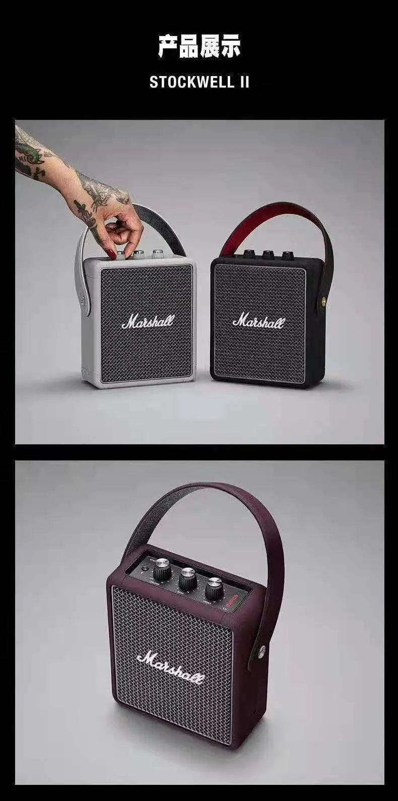 DJ Active Speaker with Battery Wireless Bluetooth Speaker for Marshall