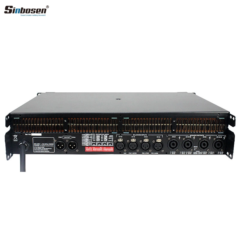 Sinbosen Fp10000q Professional Stereo Power Amplifier for Single and Dual 15 Inch Speaker