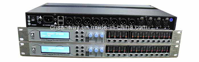 Sanway Dp4080 Professional Audio Speaker Management Digital Processor, Karaoke/DJ Audio Processor Crossover