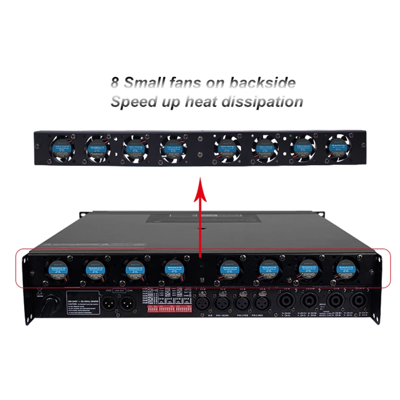 Professional 4 Channel Subwoofer Stereo Amplifier Board Fp20000q Amplifier 5000 Watts Professional Power