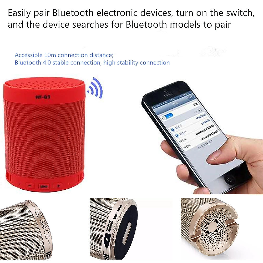 Professional Multimedia Portable Mini Active Audio Bluetooth Wireless Amplifier Speaker for Tablet