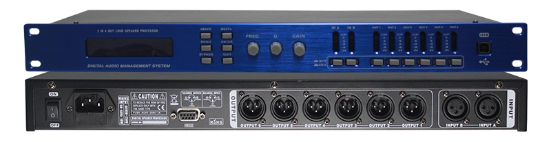 Sinbosen Professional Audio Procssor Dp226 2 Input 6 Output Professional Digital Audio Processor